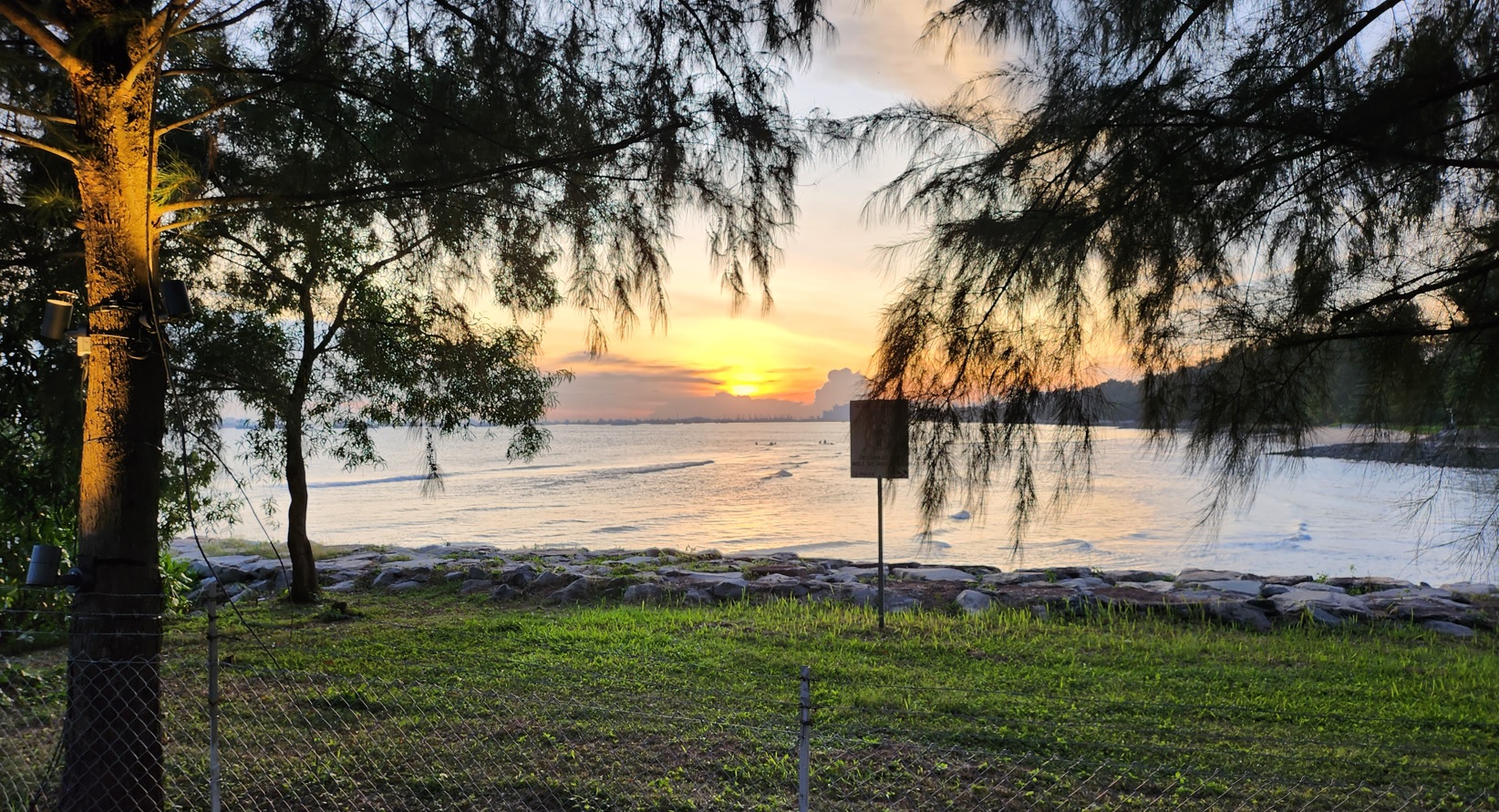 Sunset at Changi Beach