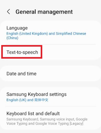 Step 2 to install Chinese text to speech