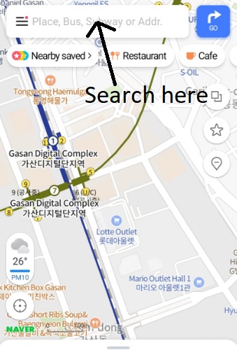 How to use Naver Map