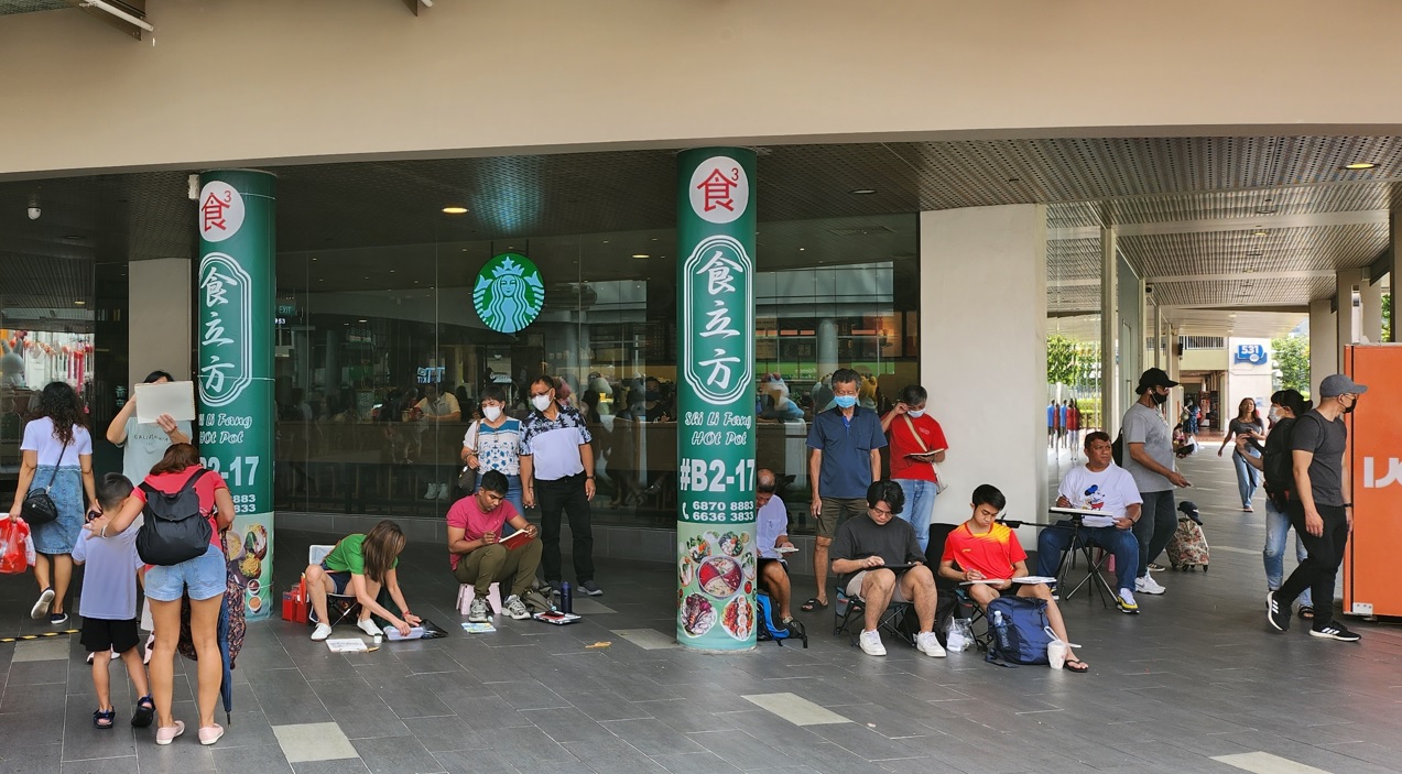 Street Artists at Chinatown Point