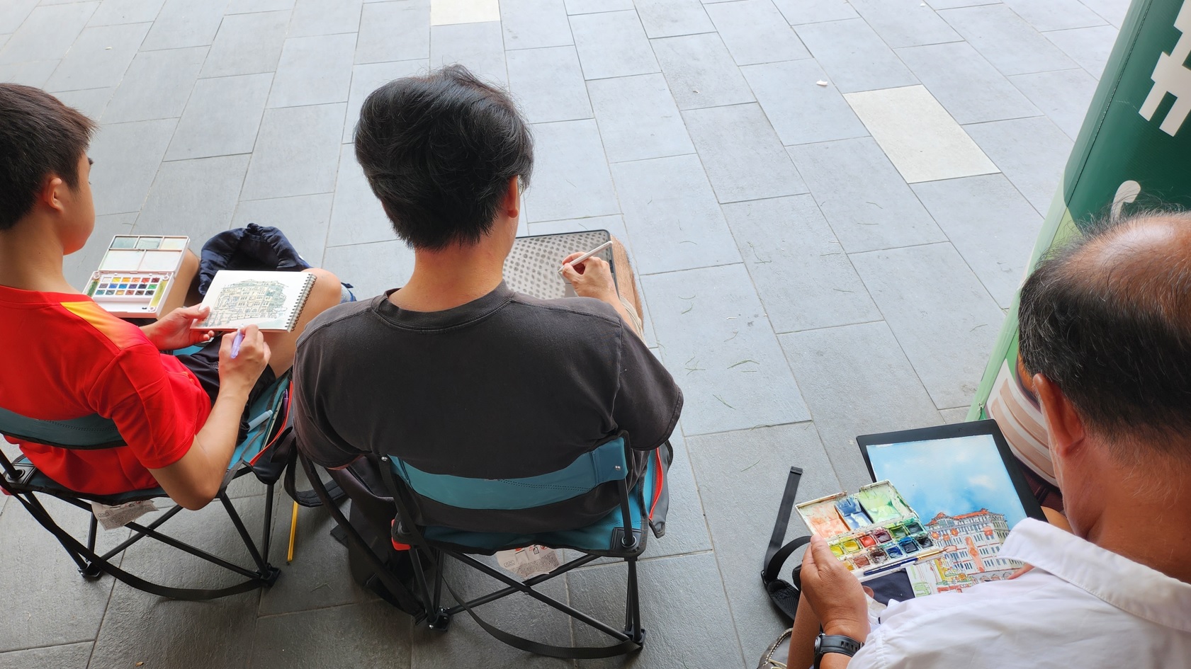 Street Artists at Chinatown Point