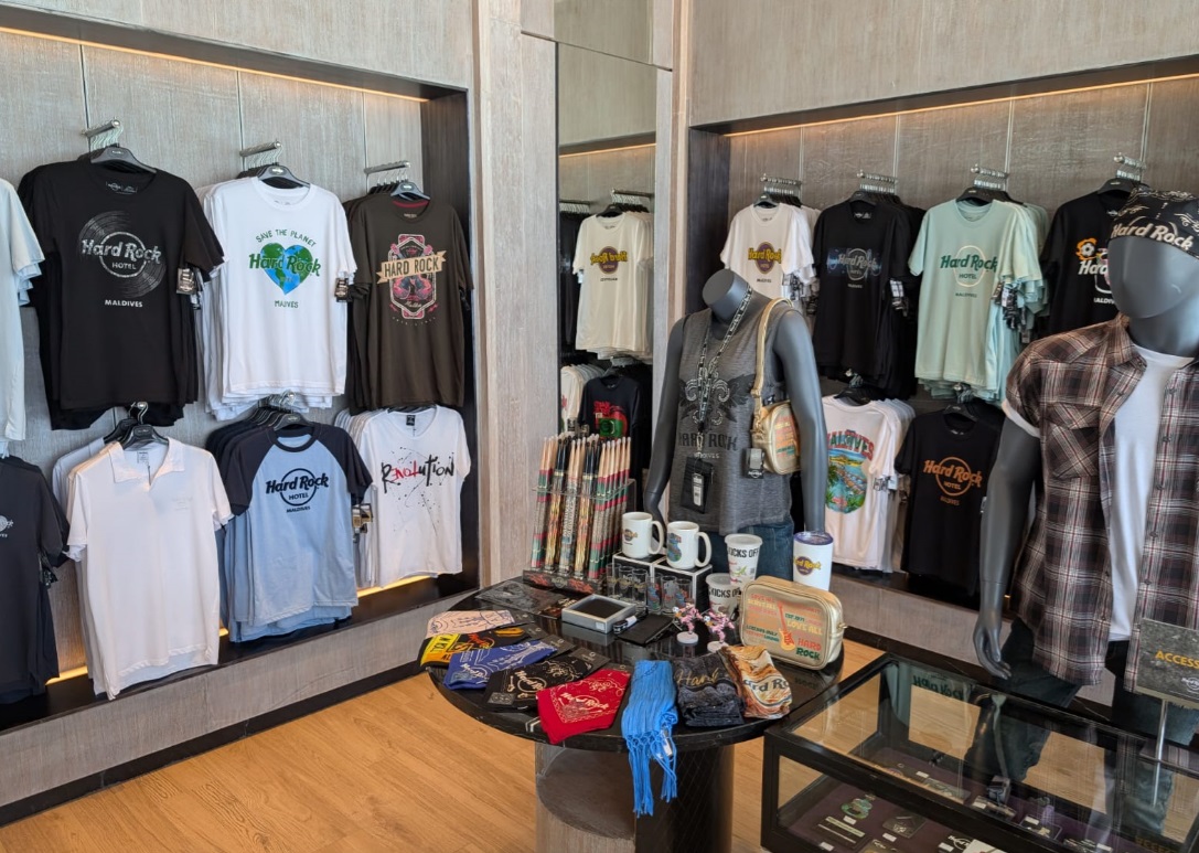 Hard Rock hotel Maldives Shop