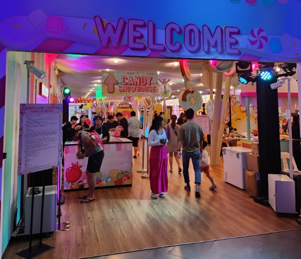 Candy Carnival at Changi Terminal 3