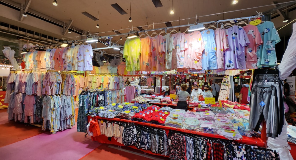 Clothes shop at Pasar Malam