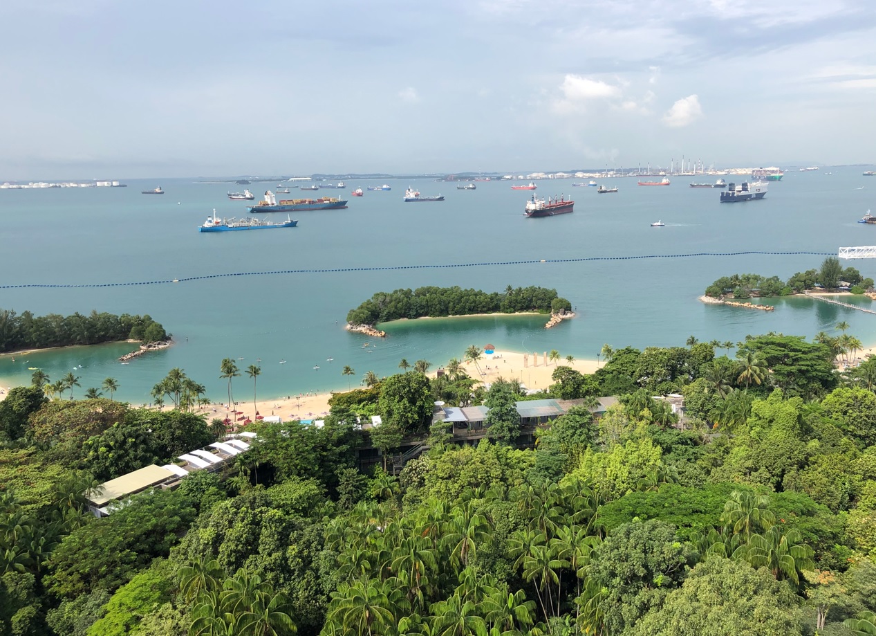 Cable Car ride in Sentosa